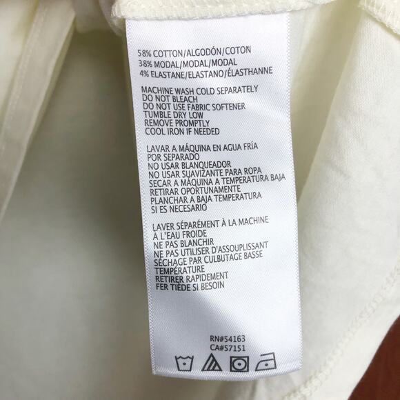 TOMMY HILFIGER SPORT Womens Varsity Graphic T-Shirt XL White Boyfriend Fit NWT - Picture 11 of 12